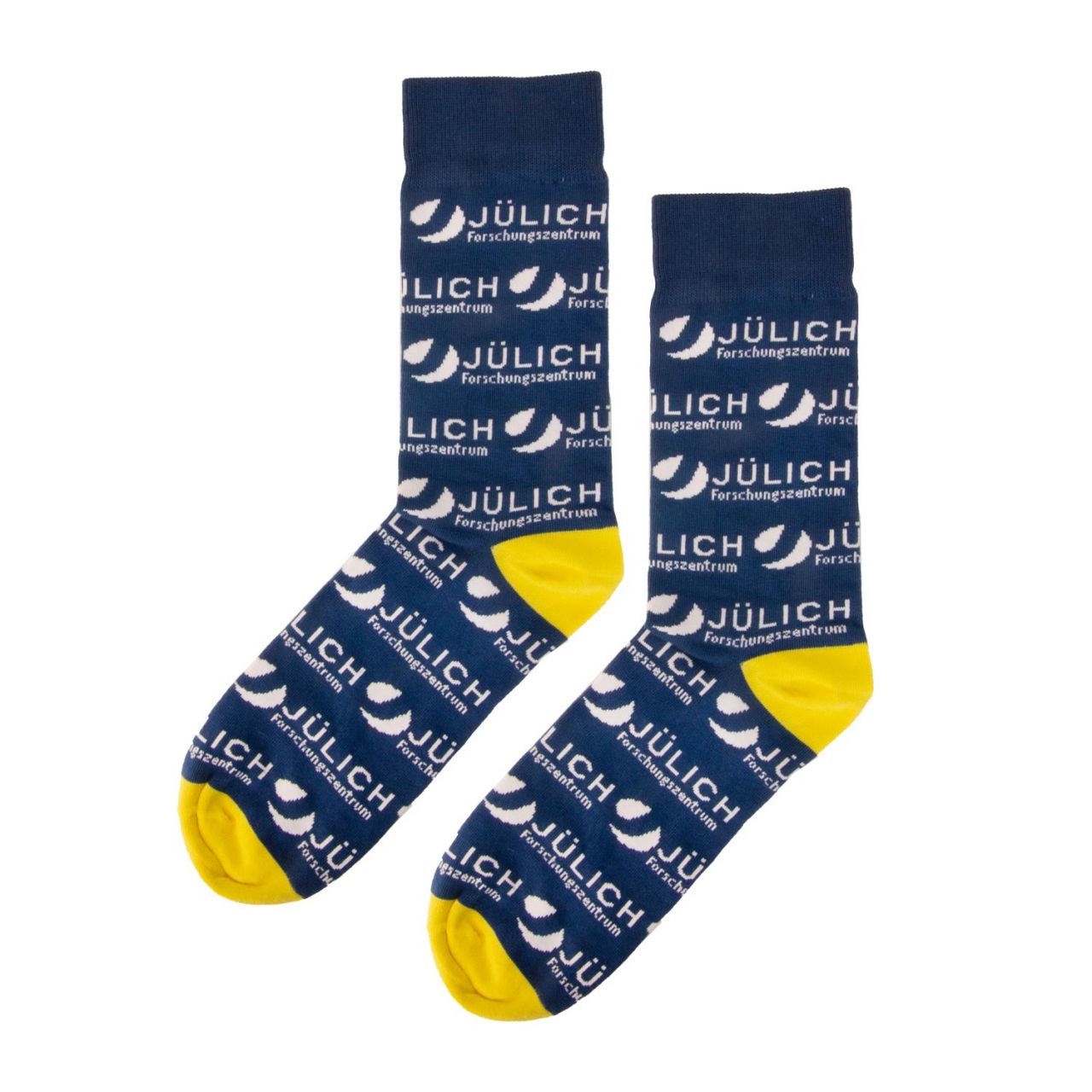 Socks, navy/yellow, corporate